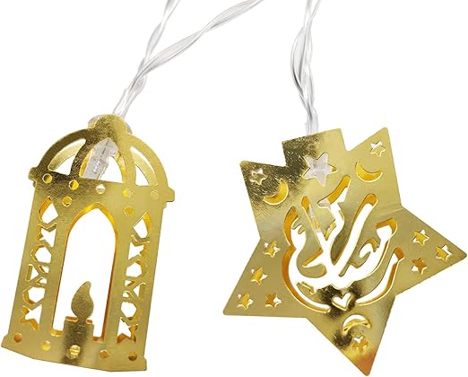 Ramadan Eid String Light, Star Fairy String Lights for Eid Festival