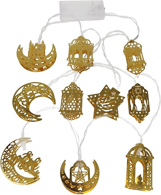 Ramadan Eid String Light, Star Fairy String Lights for Eid Festival